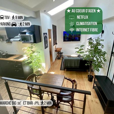 Le Bistrot - Au Coeur D'Agen - Self Checkin - Wifi - Netflix - Smart Tv - Luqs Fr Appartement Buitenkant foto